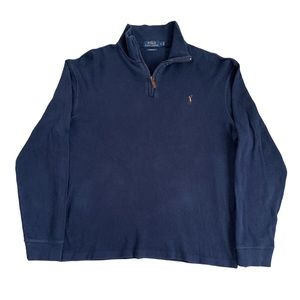 Polo Ralph Lauren quarter zip navy sweater